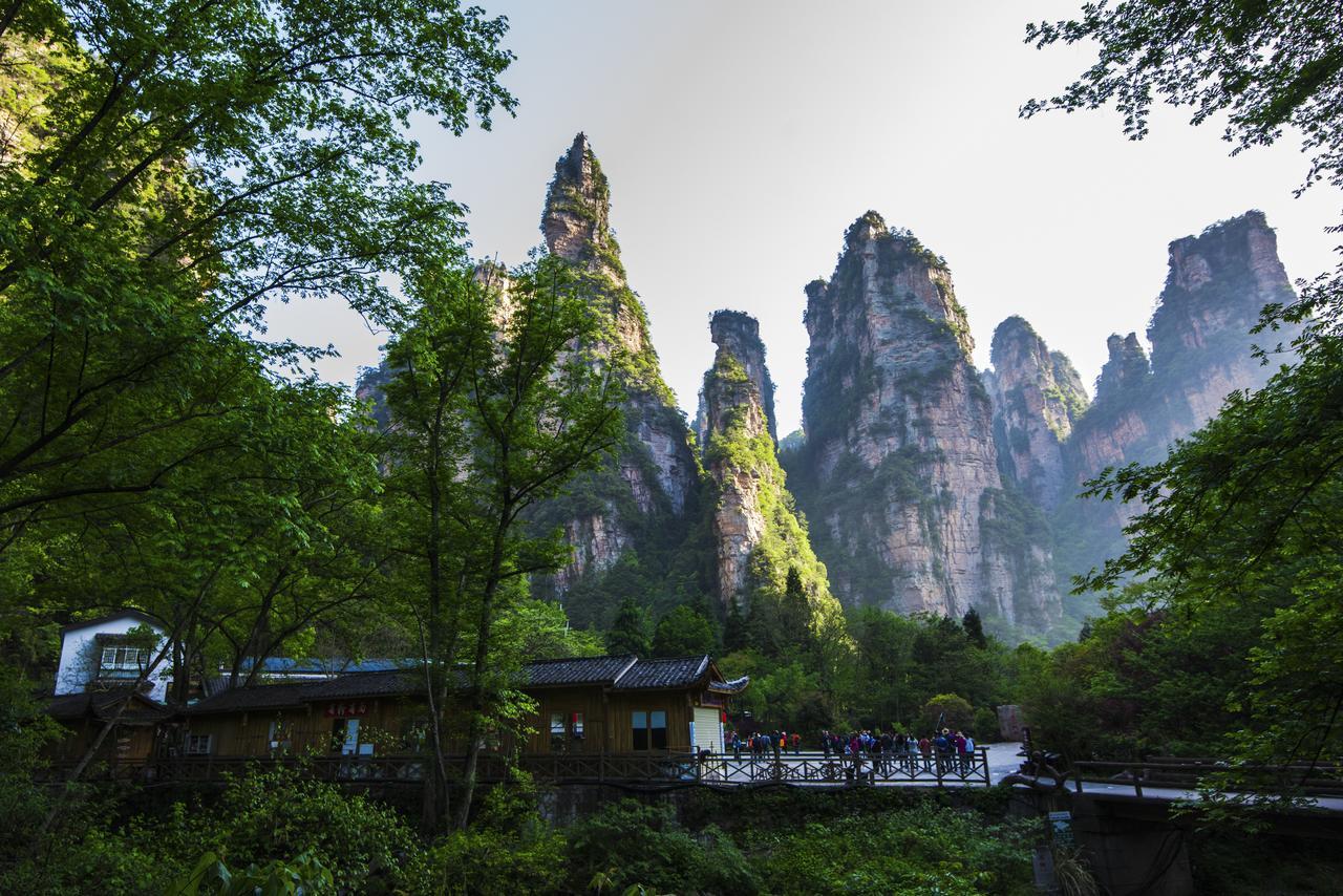Guihua Road 106Th Hostel Zhangjiajie Bagian luar foto